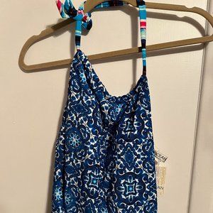 NWT 24TH & OCEAN TANKINI TOP SZ S